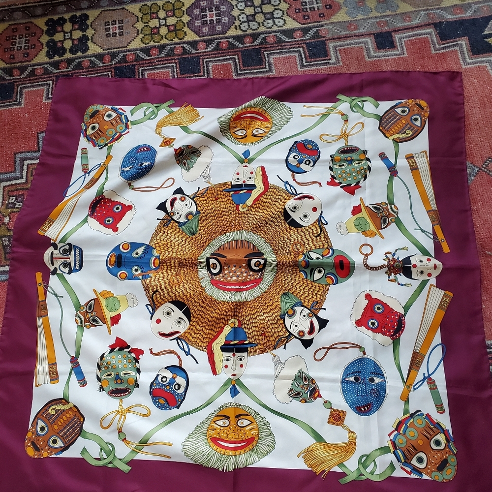 Womens silk scarf